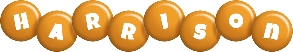 Harrison candy-orange logo