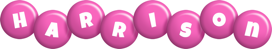 Harrison candy-pink logo