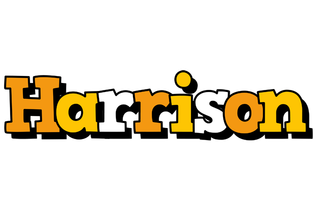 Harrison cartoon logo