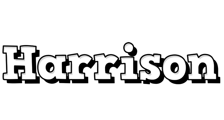 Harrison snowing logo