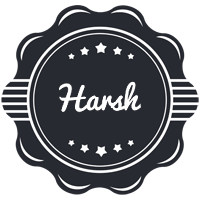 Harsh badge logo