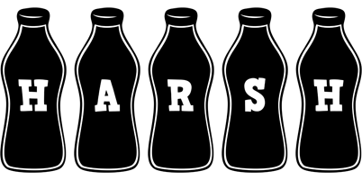 Harsh bottle logo