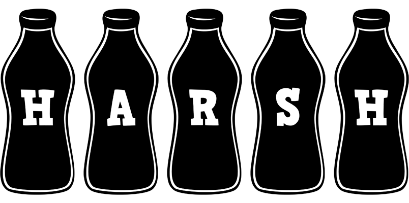 Harsh bottle logo