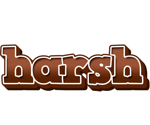 Harsh brownie logo