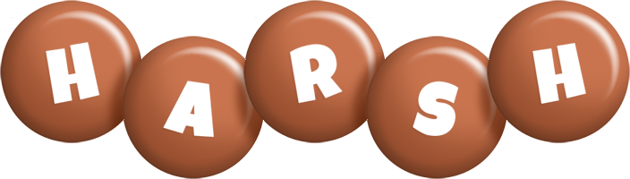 Harsh candy-brown logo