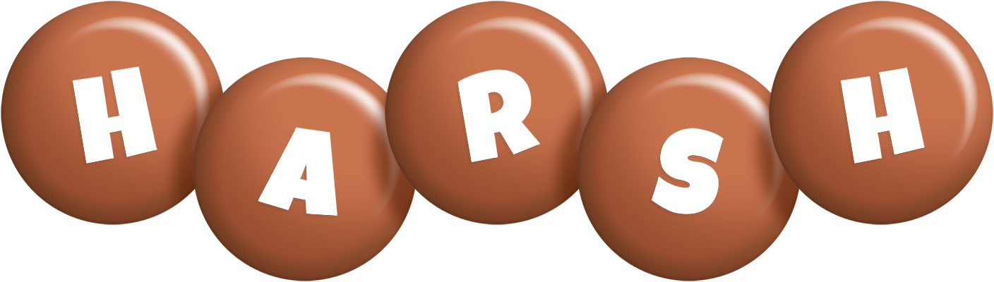 Harsh candy-brown logo