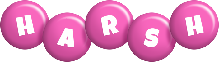 Harsh candy-pink logo