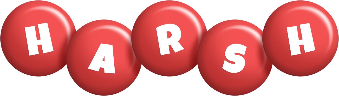 Harsh candy-red logo