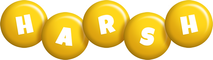 Harsh candy-yellow logo