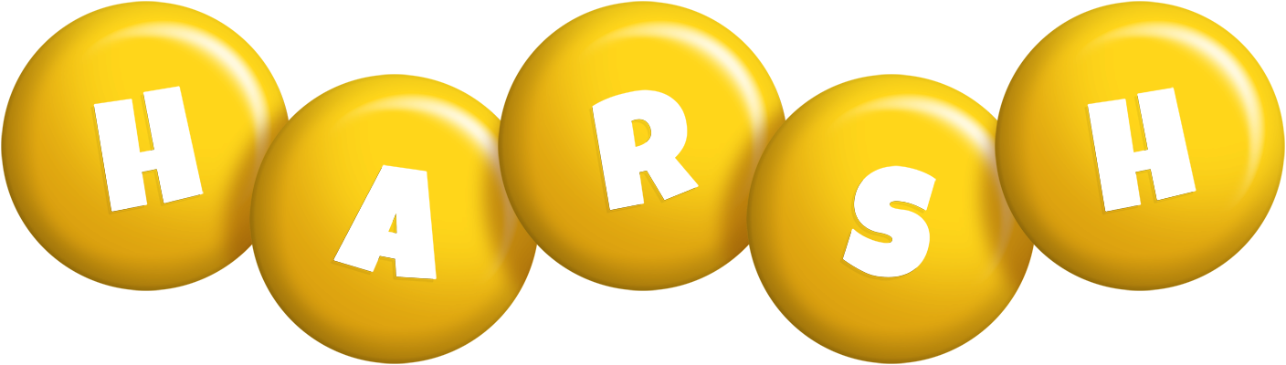 Harsh candy-yellow logo