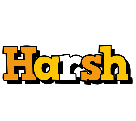 Harsh cartoon logo