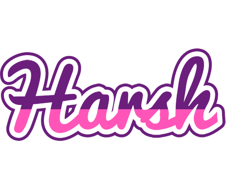 Harsh cheerful logo