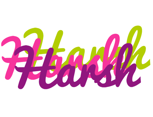 Harsh flowers logo