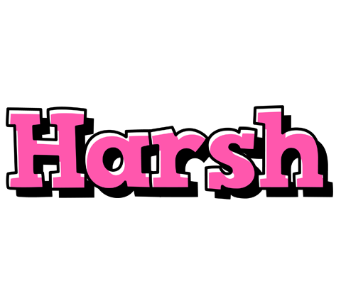Harsh girlish logo