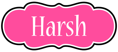 Harsh invitation logo