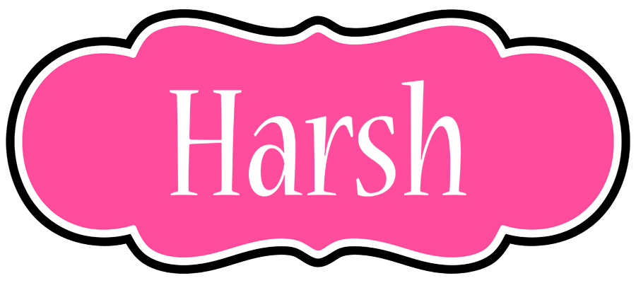 Harsh invitation logo