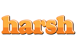 Harsh orange logo