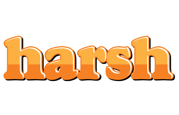Harsh orange logo