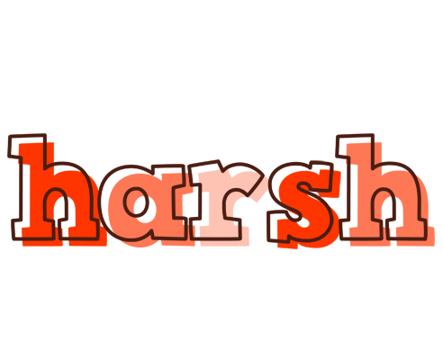 Harsh paint logo