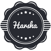 Harsha badge logo