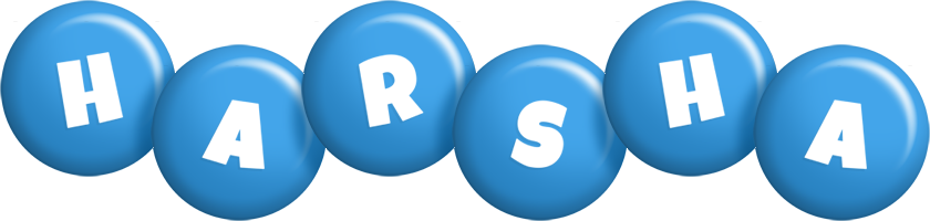 Harsha candy-blue logo
