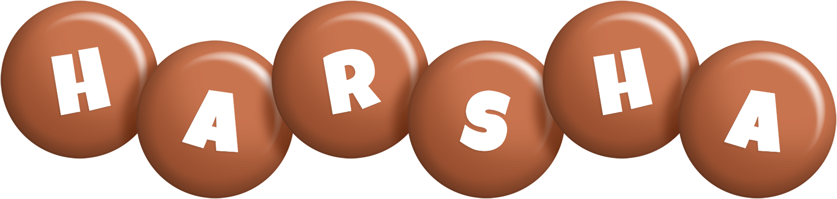 Harsha candy-brown logo