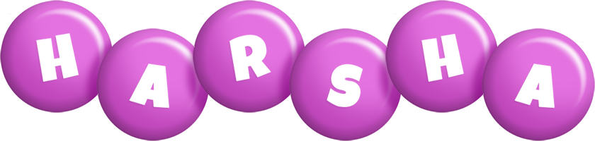 Harsha candy-purple logo