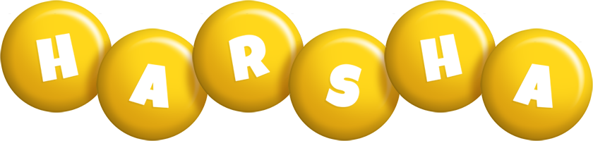 Harsha candy-yellow logo