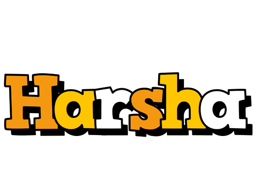 Harsha cartoon logo