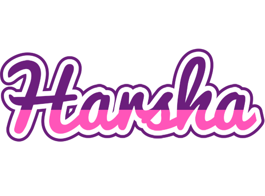 Harsha cheerful logo