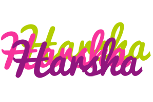 Harsha flowers logo