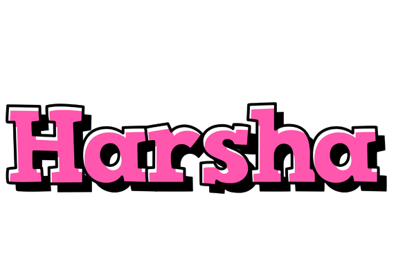 Harsha girlish logo