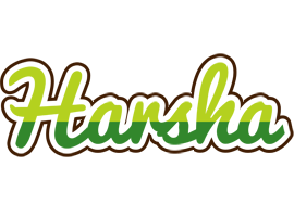Harsha golfing logo