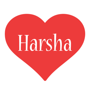 Harsha love logo