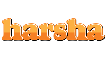 Harsha orange logo