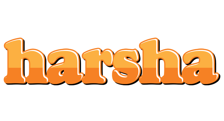 Harsha orange logo