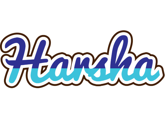 Harsha raining logo