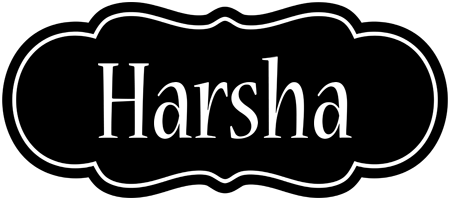 Harsha welcome logo