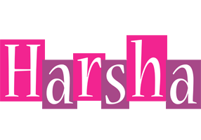 Harsha whine logo