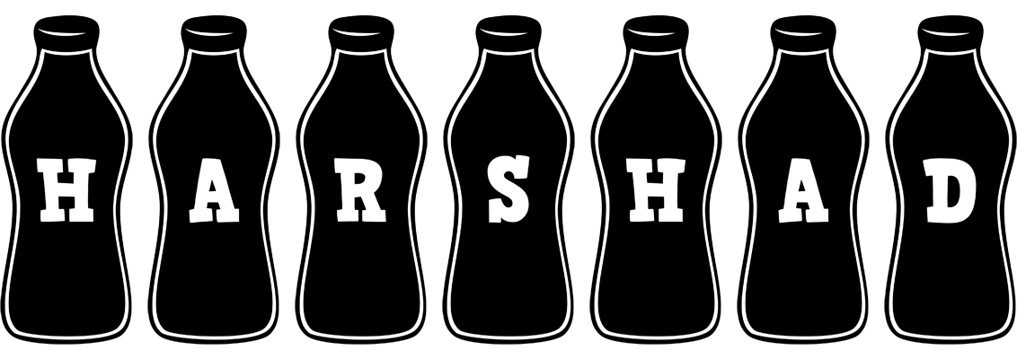 Harshad bottle logo