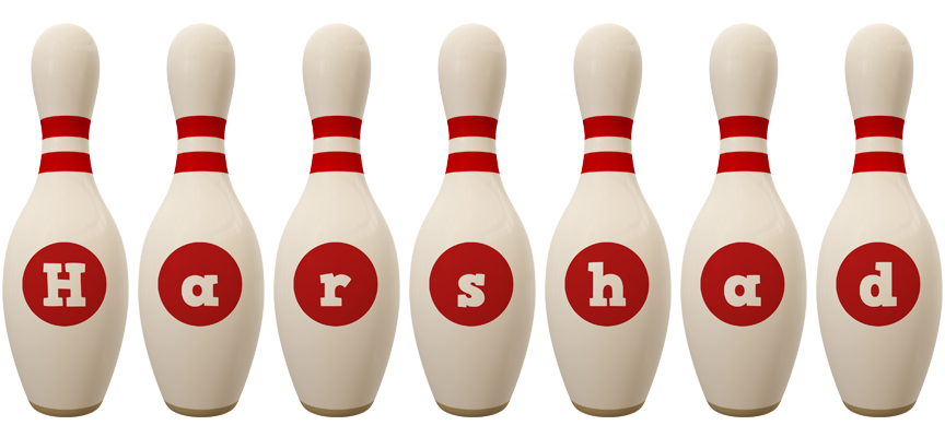 Harshad bowling-pin logo