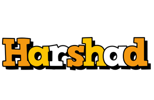 Harshad cartoon logo