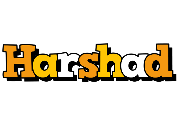 Harshad cartoon logo