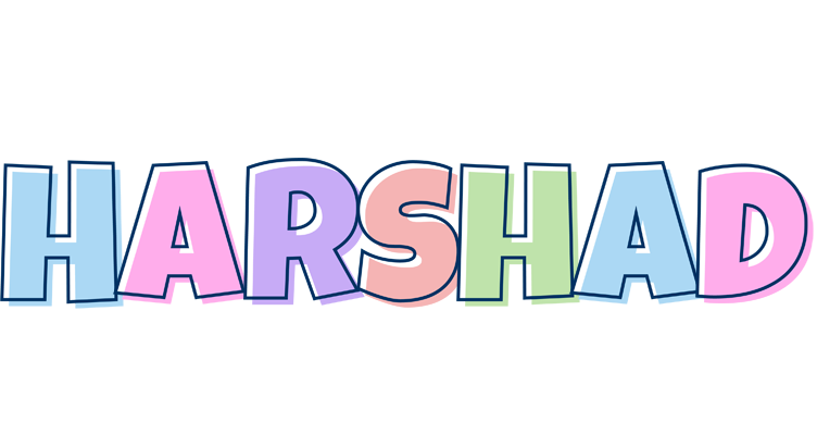 Harshad pastel logo