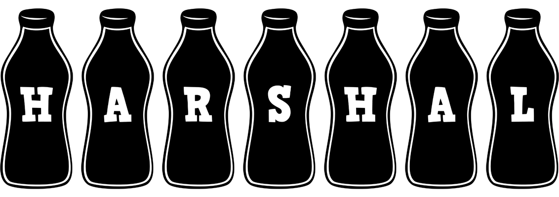 Harshal bottle logo