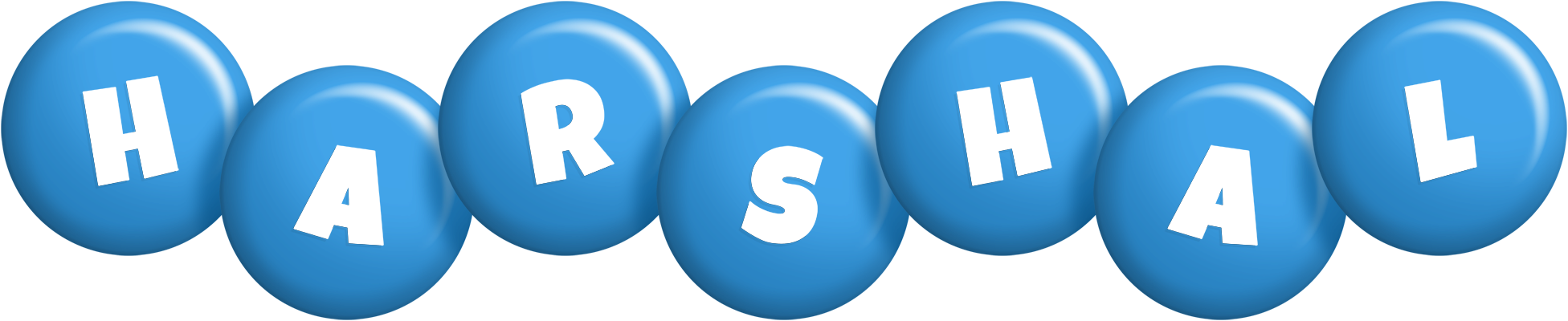 Harshal candy-blue logo