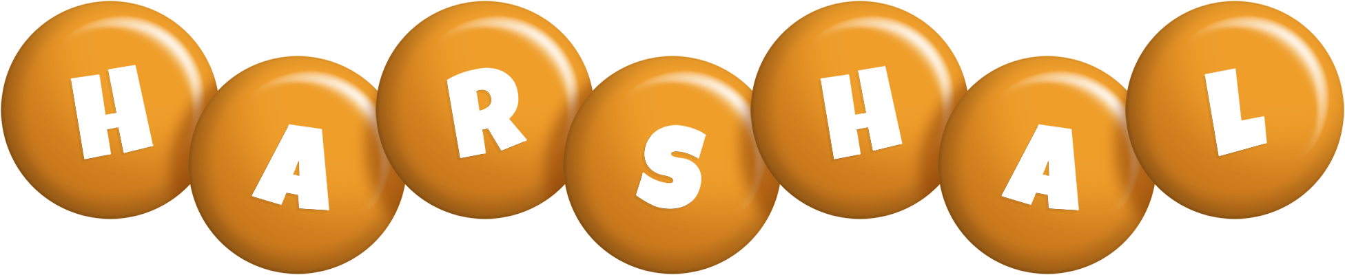 Harshal candy-orange logo