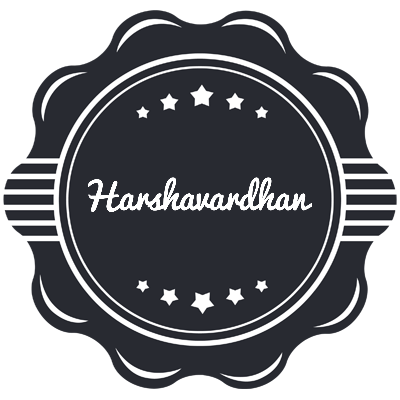 Harshavardhan badge logo