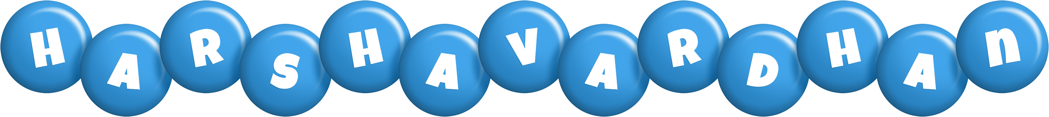 Harshavardhan candy-blue logo