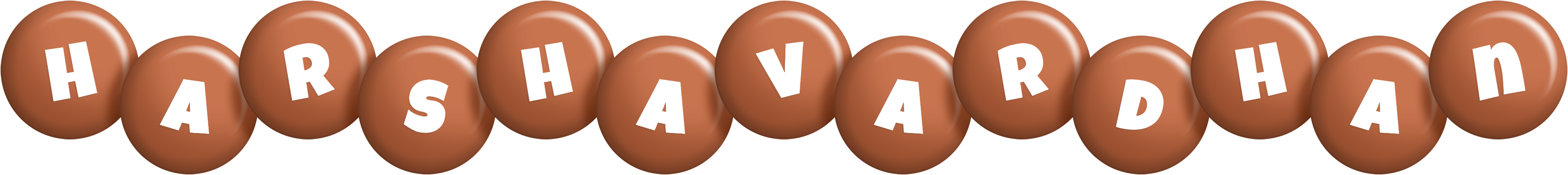 Harshavardhan candy-brown logo
